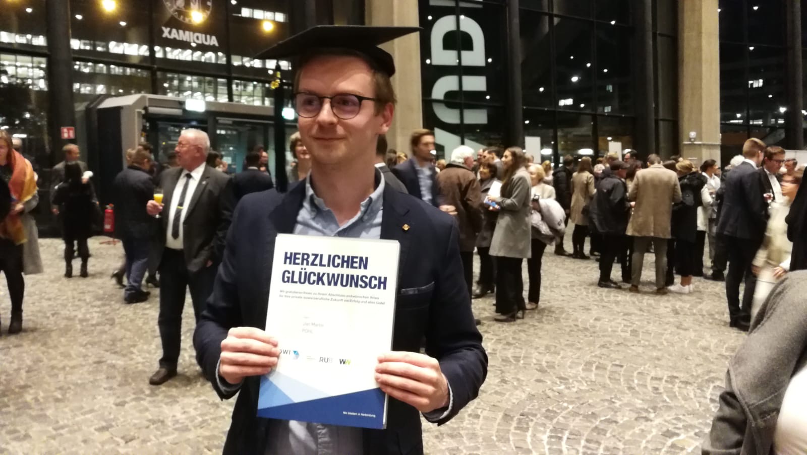 Master-Abschluss im Audimax der Ruhr-Universität Bochum 2019